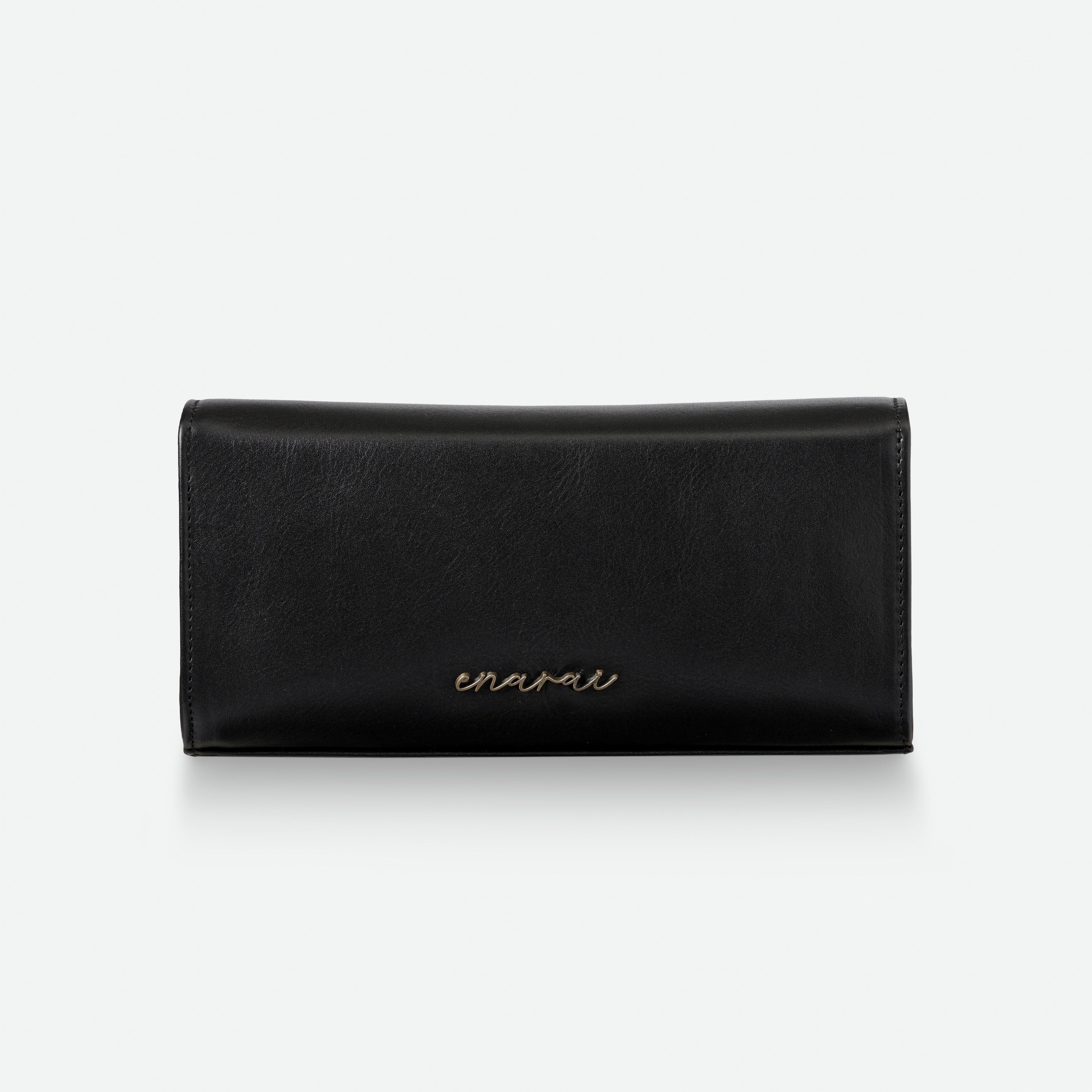 Handcrafted Leather Clutch Bag with Dokra Handle – Unique Artisan Design